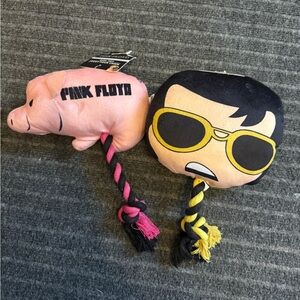 2 DOG TOYS ELVIS & PINK FLOYD